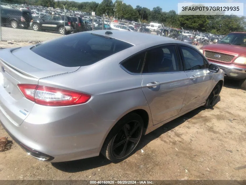 3FA6P0T97GR129935 2016 Ford Fusion Se