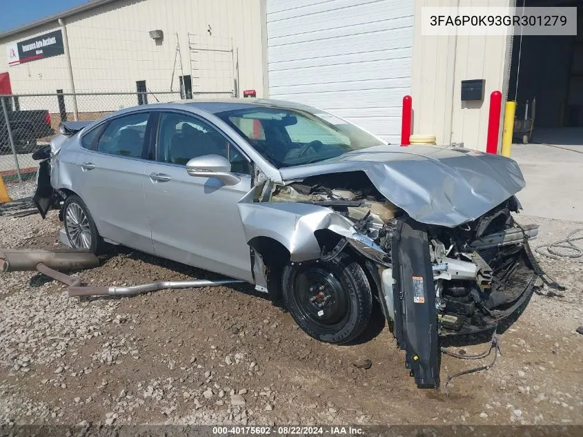 3FA6P0K93GR301279 2016 Ford Fusion Titanium