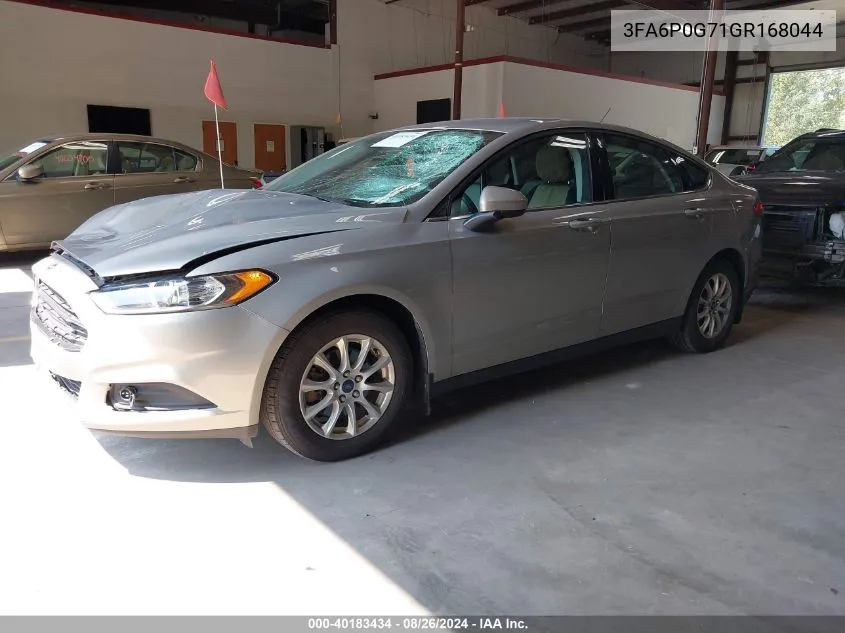 3FA6P0G71GR168044 2016 Ford Fusion S