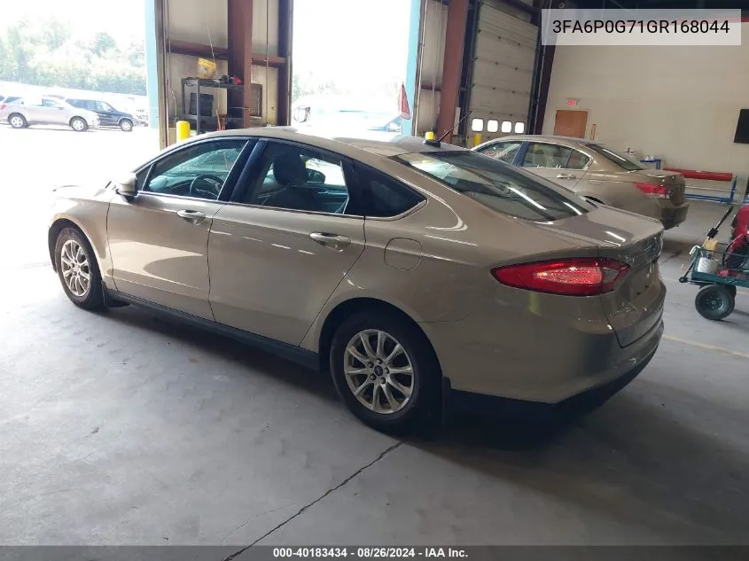 3FA6P0G71GR168044 2016 Ford Fusion S