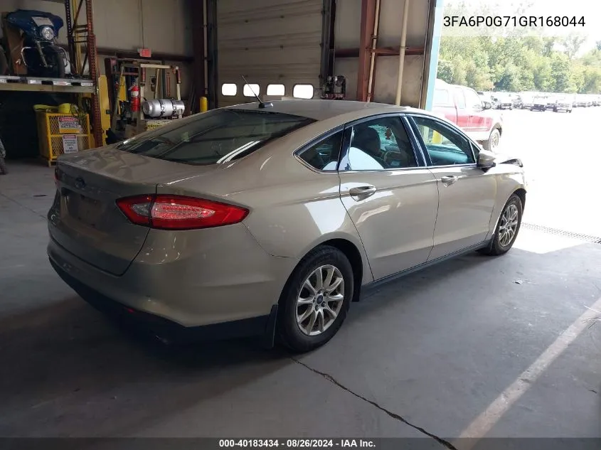 3FA6P0G71GR168044 2016 Ford Fusion S