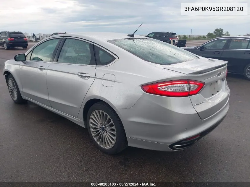 3FA6P0K95GR208120 2016 Ford Fusion Titanium