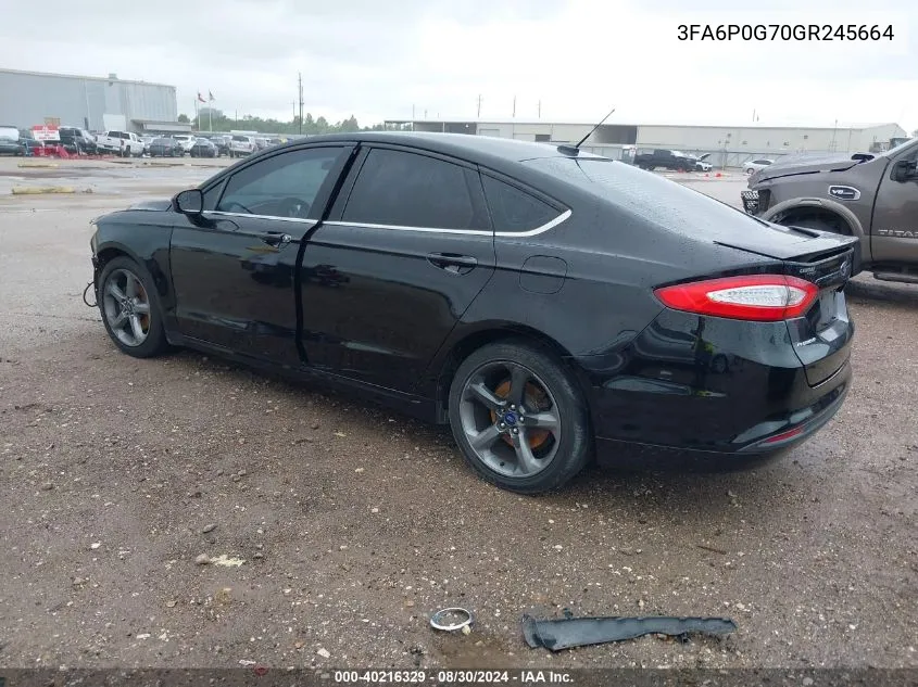 3FA6P0G70GR245664 2016 Ford Fusion S