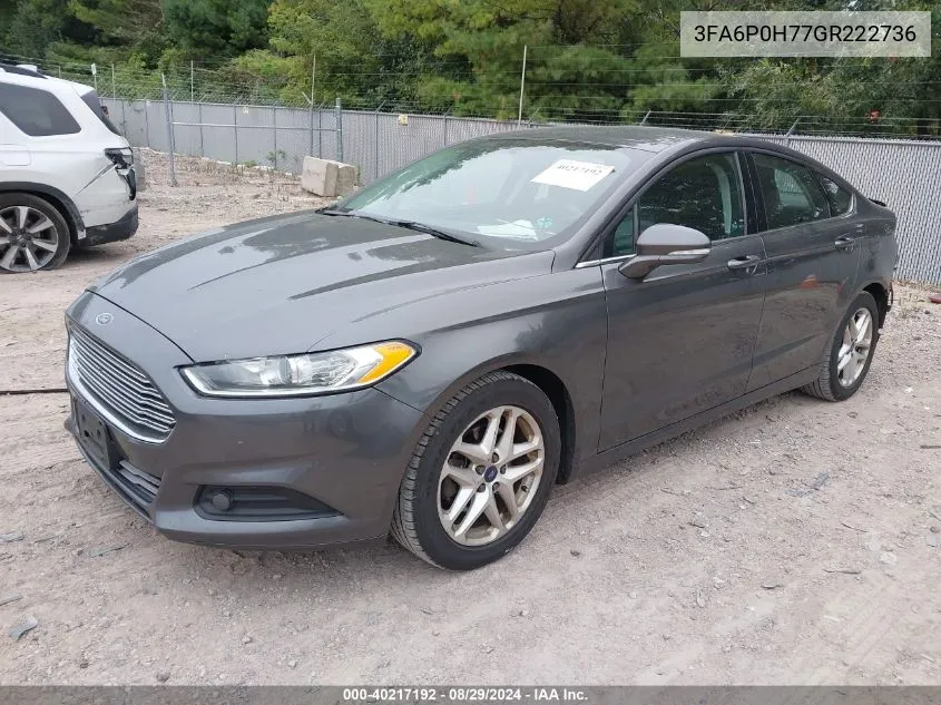 3FA6P0H77GR222736 2016 Ford Fusion Se