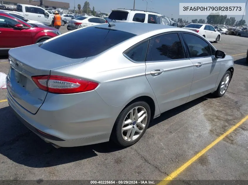 2016 Ford Fusion Se VIN: 3FA6P0H79GR285773 Lot: 40225654