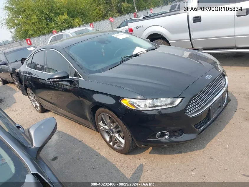 3FA6P0K90GR105834 2016 Ford Fusion Titanium