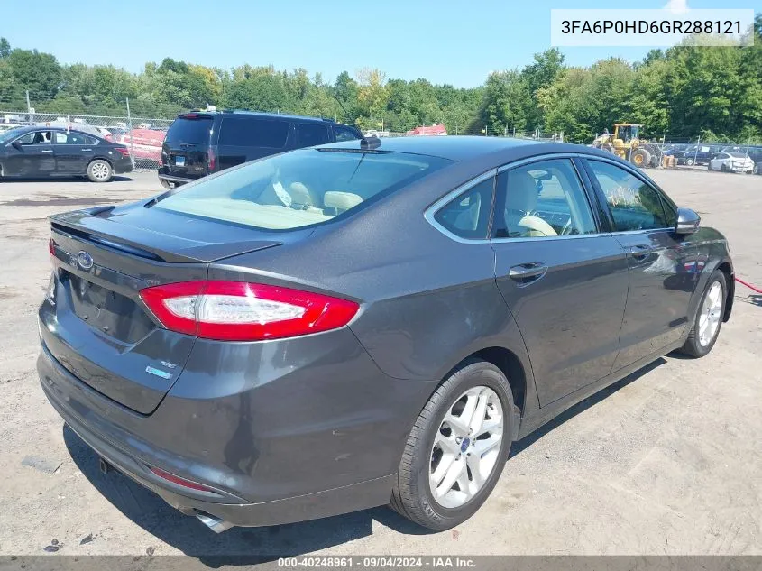 3FA6P0HD6GR288121 2016 Ford Fusion Se