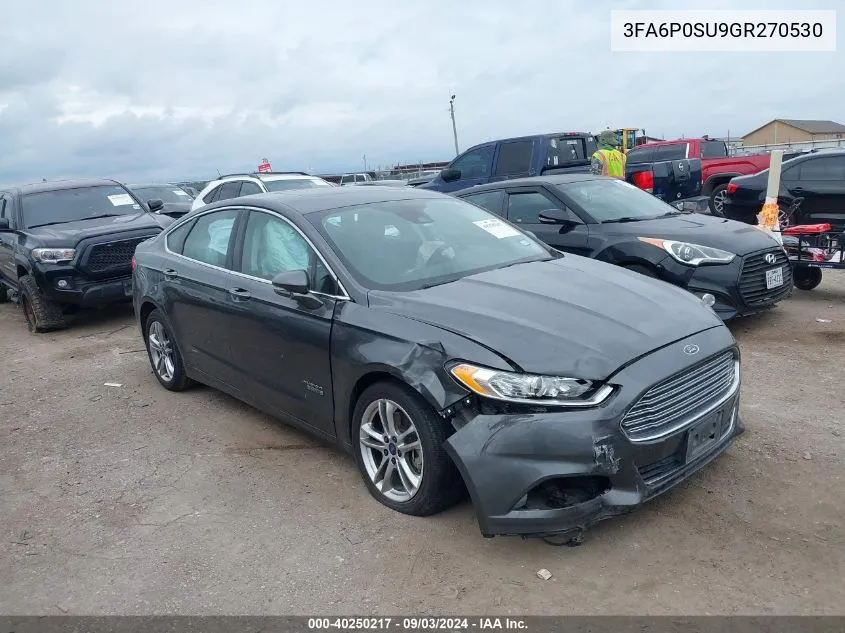 3FA6P0SU9GR270530 2016 Ford Fusion Energi Titanium