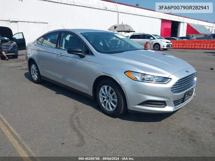 2016 Ford Fusion S VIN: 3FA6P0G79GR282941 Lot: 40256768