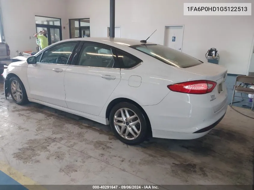 1FA6P0HD1G5122513 2016 Ford Fusion Se