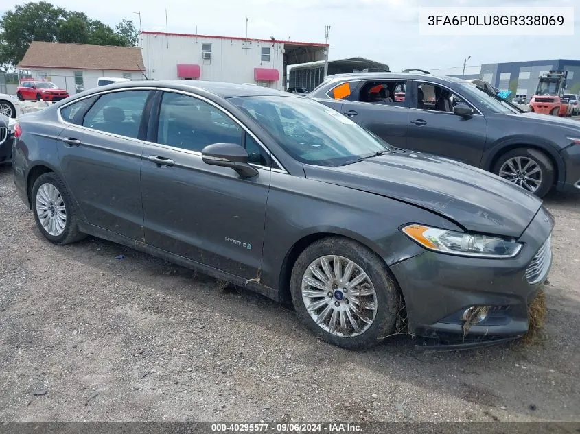 2016 Ford Fusion Hybrid Se VIN: 3FA6P0LU8GR338069 Lot: 40295577