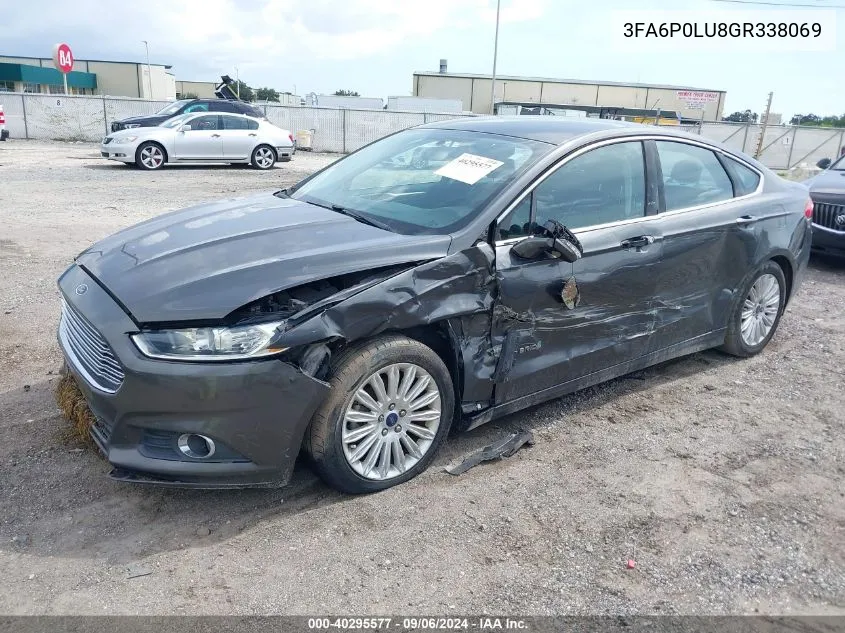 2016 Ford Fusion Hybrid Se VIN: 3FA6P0LU8GR338069 Lot: 40295577