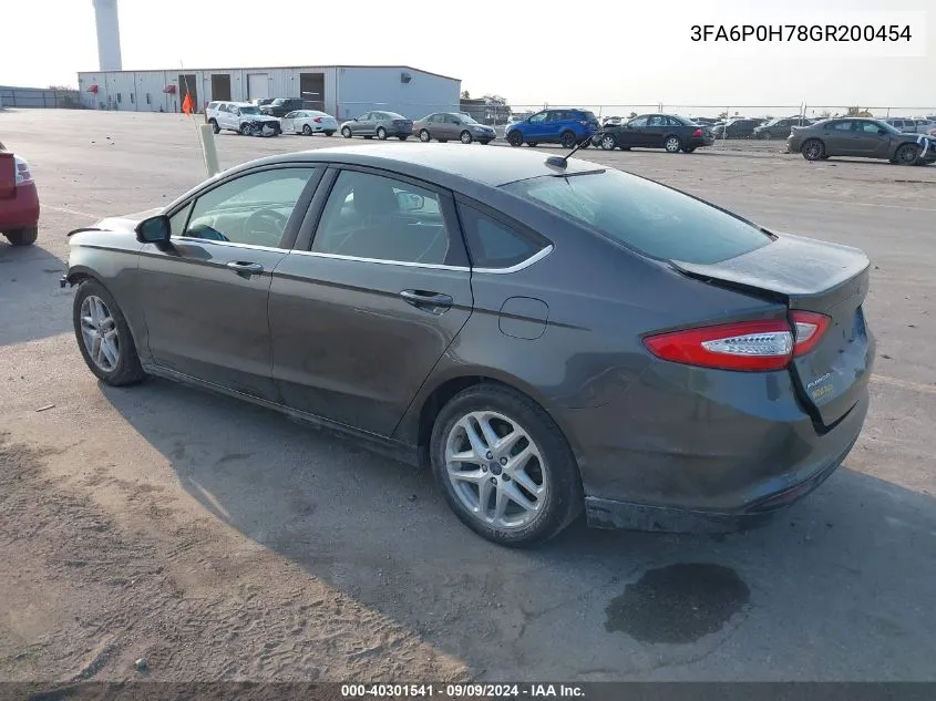 3FA6P0H78GR200454 2016 Ford Fusion Se