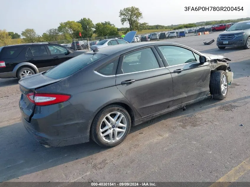 3FA6P0H78GR200454 2016 Ford Fusion Se