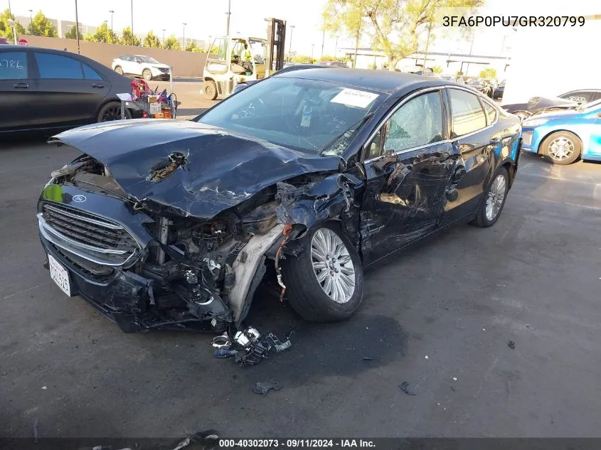 3FA6P0PU7GR320799 2016 Ford Fusion Se Phev