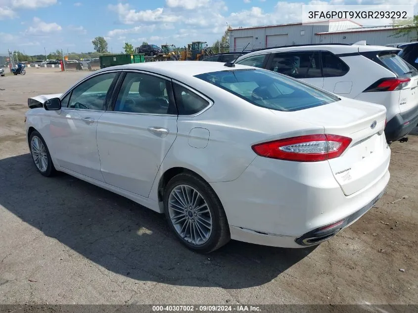 3FA6P0T9XGR293292 2016 Ford Fusion Se