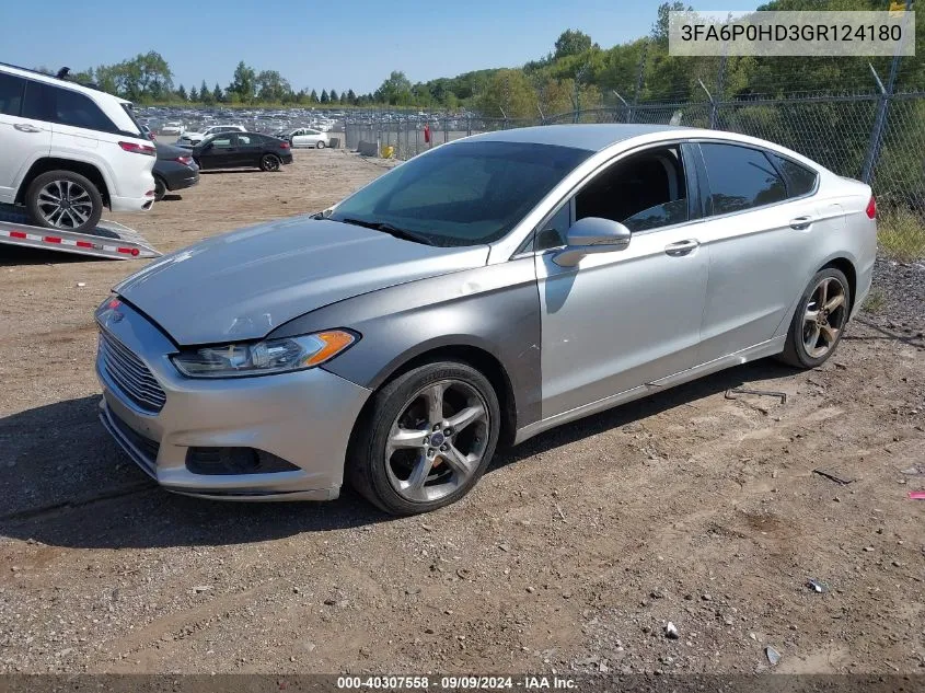 3FA6P0HD3GR124180 2016 Ford Fusion Se