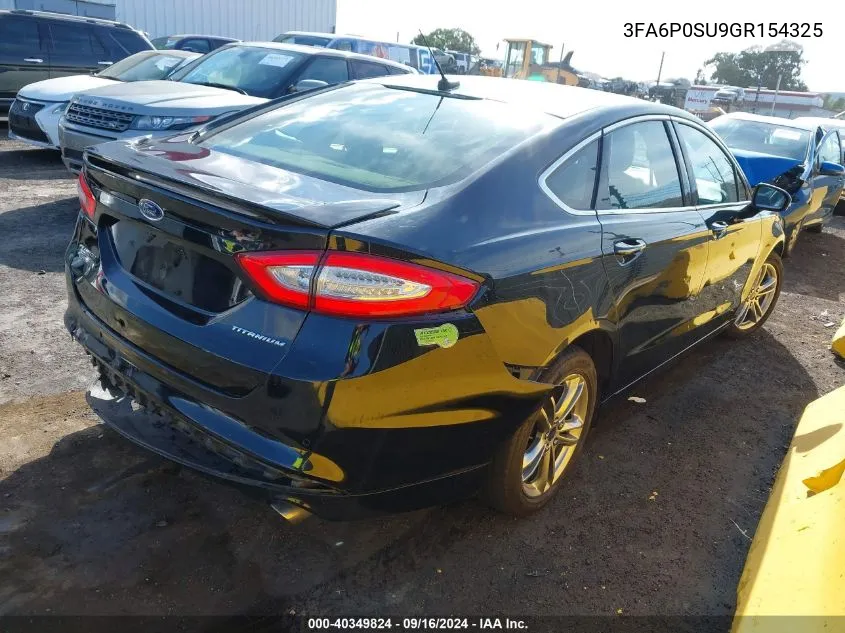 3FA6P0SU9GR154325 2016 Ford Fusion Energi Titanium