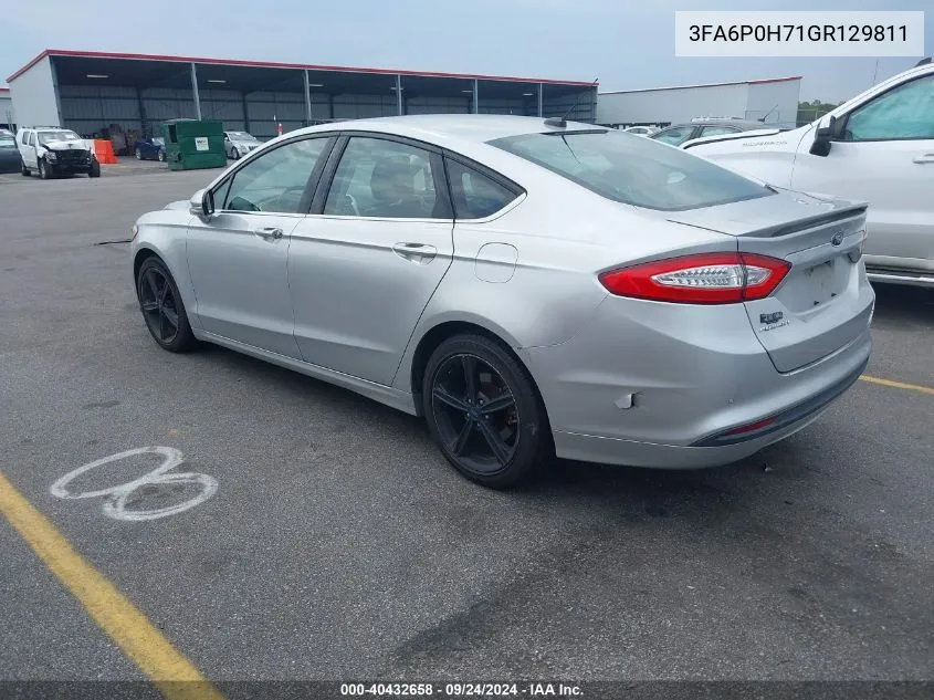 3FA6P0H71GR129811 2016 Ford Fusion Se