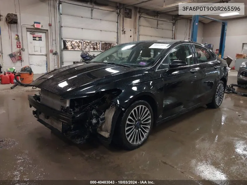 3FA6P0T90GR265596 2016 Ford Fusion Se