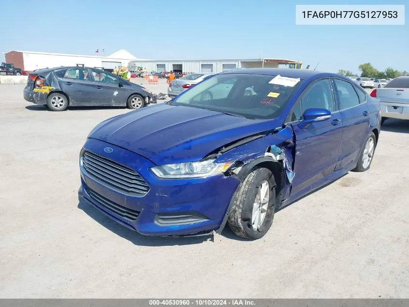 1FA6P0H77G5127953 2016 Ford Fusion Se