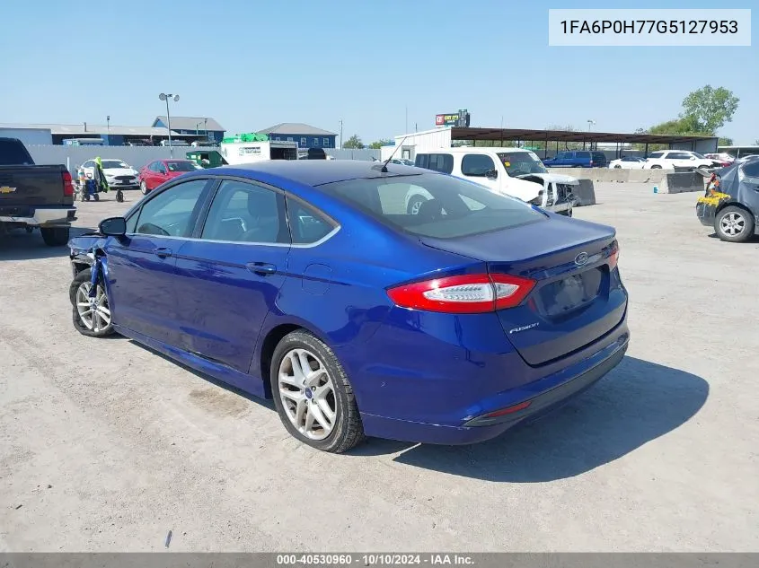 1FA6P0H77G5127953 2016 Ford Fusion Se