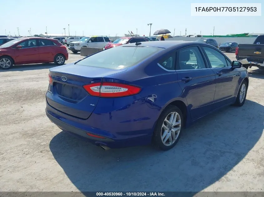 1FA6P0H77G5127953 2016 Ford Fusion Se