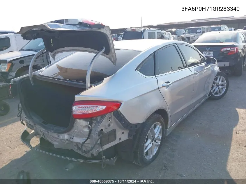 3FA6P0H71GR283340 2016 Ford Fusion Se