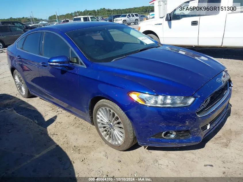 3FA6P0K96GR151300 2016 Ford Fusion Titanium