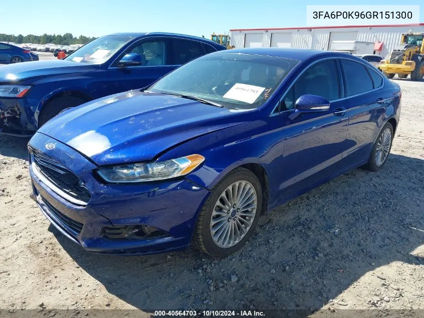 3FA6P0K96GR151300 2016 Ford Fusion Titanium