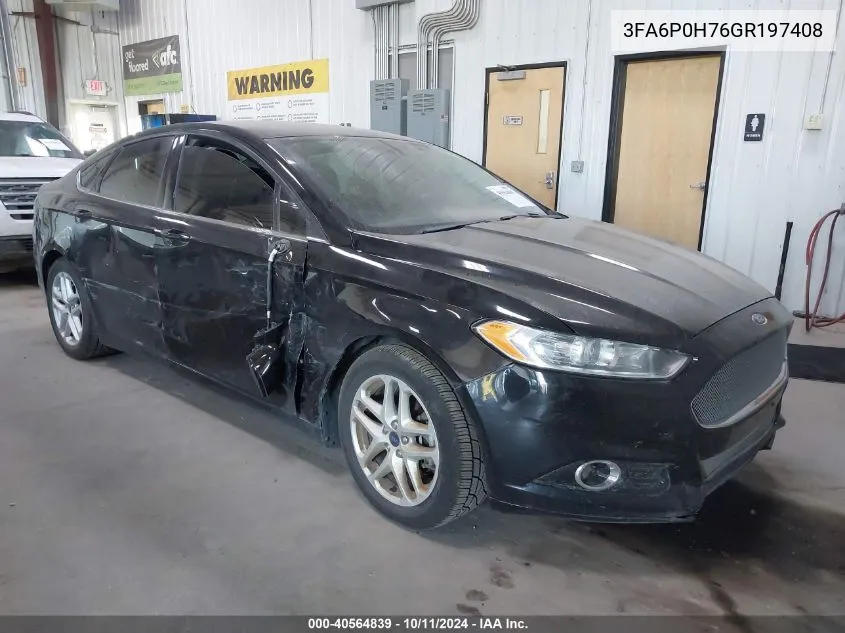 3FA6P0H76GR197408 2016 Ford Fusion Se