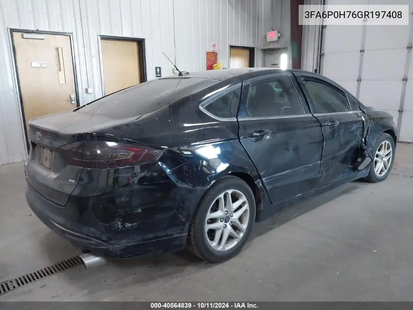 3FA6P0H76GR197408 2016 Ford Fusion Se