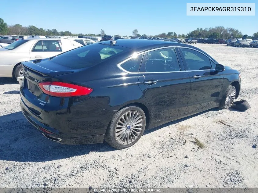 3FA6P0K96GR319310 2016 Ford Fusion Titanium