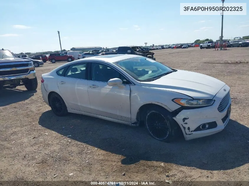 3FA6P0H95GR202325 2016 Ford Fusion Se