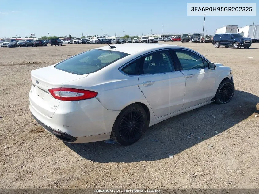 3FA6P0H95GR202325 2016 Ford Fusion Se