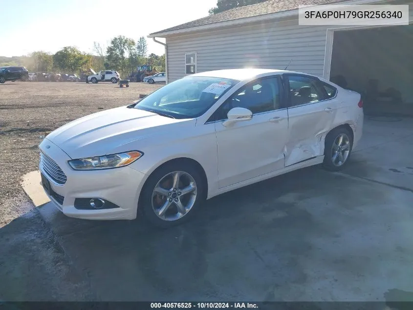 2016 Ford Fusion Se VIN: 3FA6P0H79GR256340 Lot: 40576525