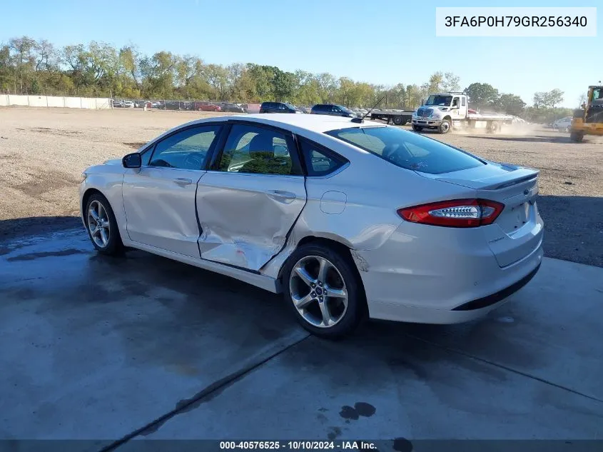 2016 Ford Fusion Se VIN: 3FA6P0H79GR256340 Lot: 40576525