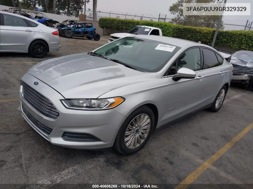 3FA6P0UU9GR329329 2016 Ford Fusion Hybrid S