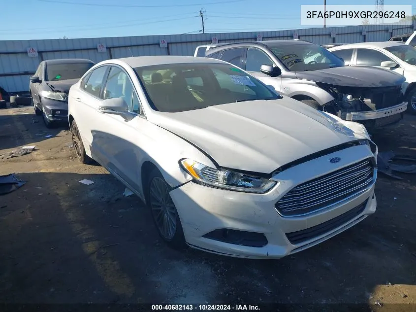 3FA6P0H9XGR296248 2016 Ford Fusion Se