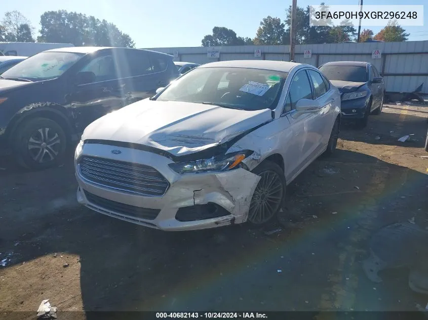 3FA6P0H9XGR296248 2016 Ford Fusion Se