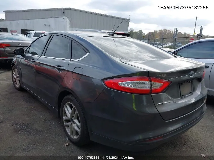 1FA6P0H7XG5132256 2016 Ford Fusion Se