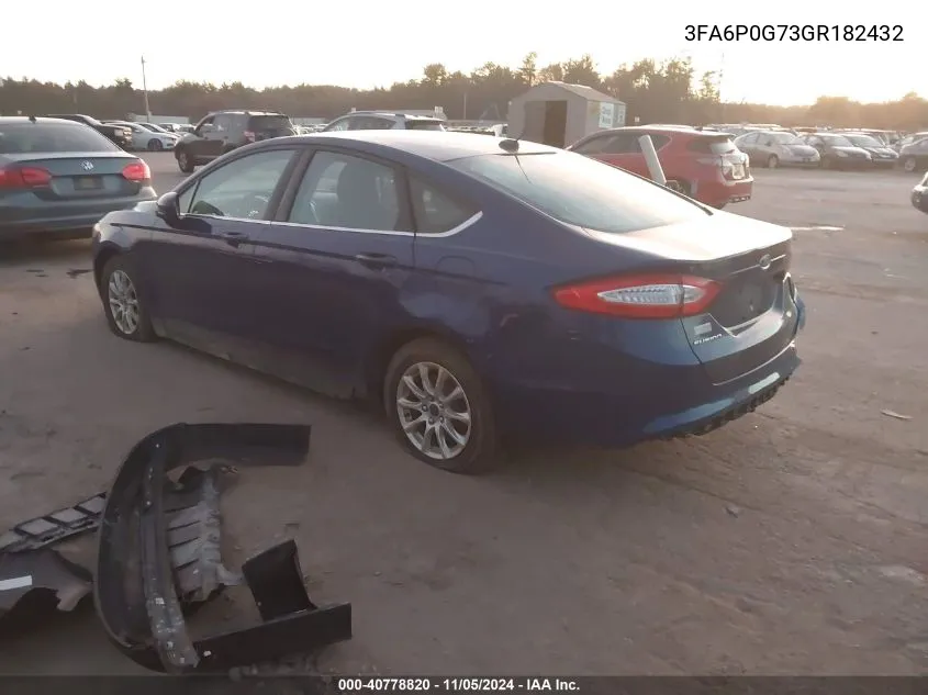 3FA6P0G73GR182432 2016 Ford Fusion S