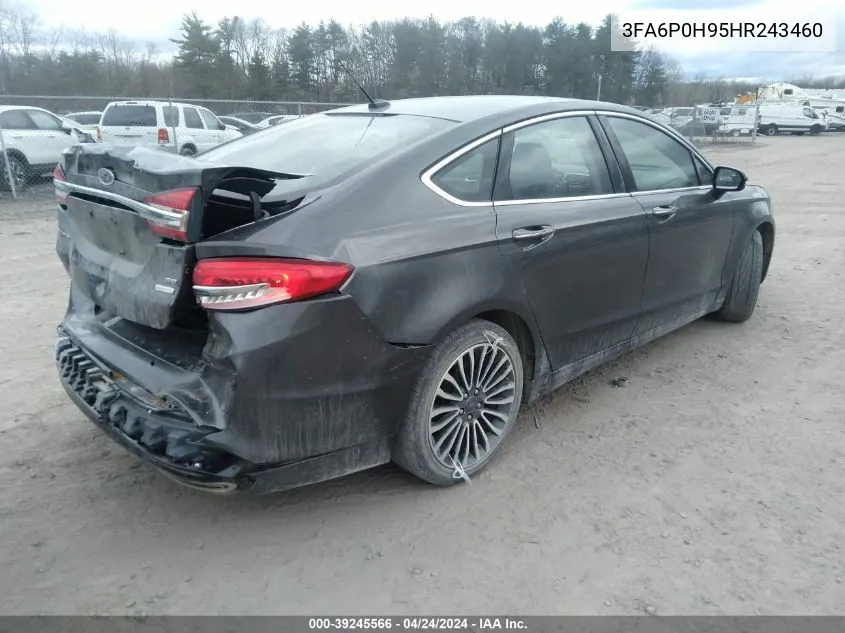 2017 Ford Fusion Se VIN: 3FA6P0H95HR243460 Lot: 39245566