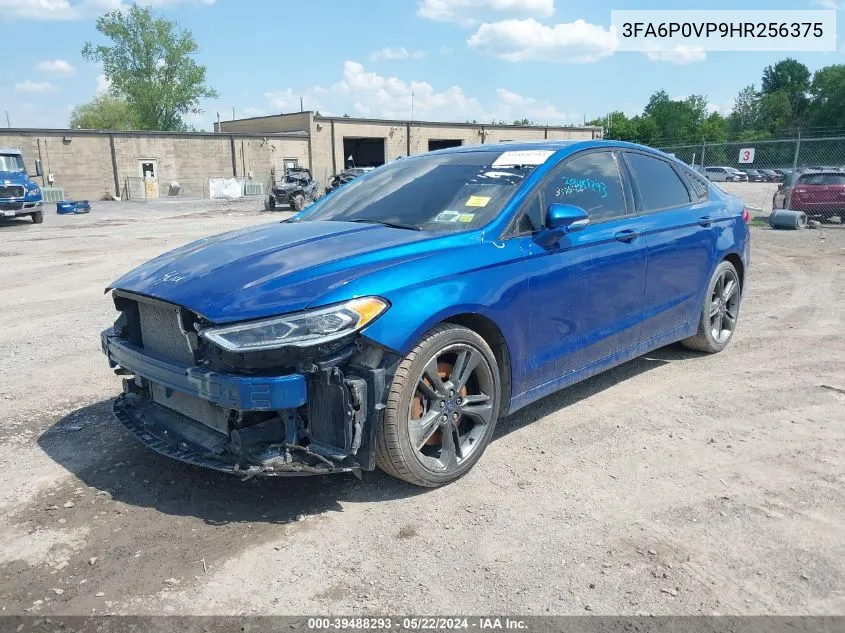 2017 Ford Fusion Sport VIN: 3FA6P0VP9HR256375 Lot: 39488293