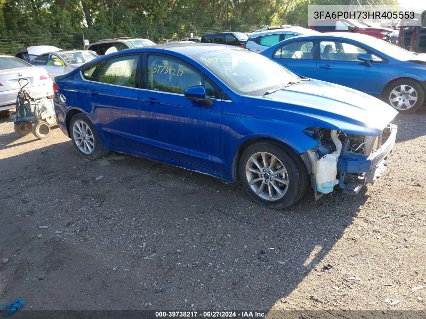 3FA6P0H73HR405553 2017 Ford Fusion Se