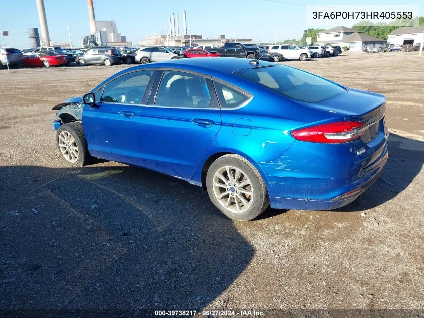 3FA6P0H73HR405553 2017 Ford Fusion Se