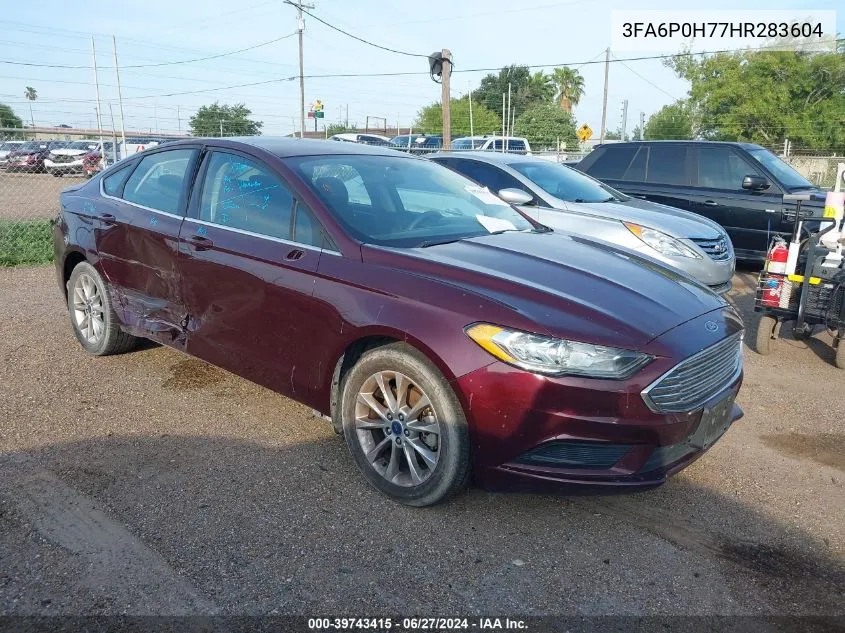 3FA6P0H77HR283604 2017 Ford Fusion Se