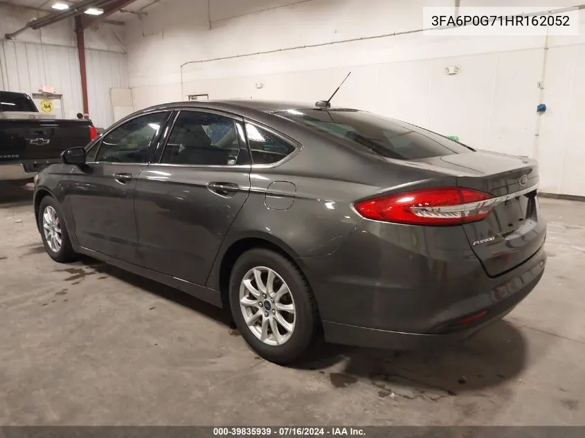 2017 Ford Fusion S VIN: 3FA6P0G71HR162052 Lot: 39835939