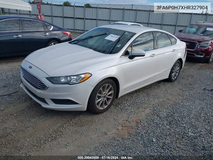 3FA6P0H7XHR327904 2017 Ford Fusion Se