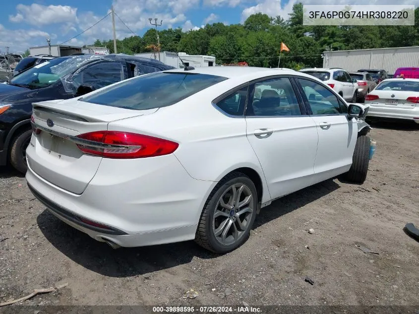 3FA6P0G74HR308220 2017 Ford Fusion S